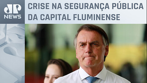 Jair Bolsonaro critica governo sobre não fazer intervenção no RJ: “Crime agradece”