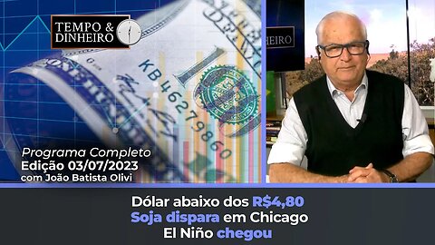 Soja dispara em Chicago antes do feriado nos EUA. Dólar abaixo dos R$4,80. El Niño chegou