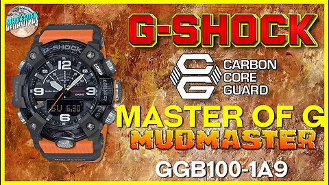 G-Shock Sponsored Review! | G-Shock Mudmaster 200m Bluetooth Quartz GGB100-1A9 Unbox And Review