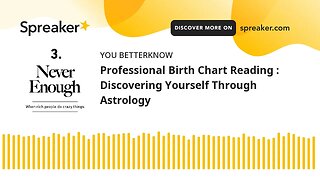 Professional Birth Chart Reading : Discovering Yourself Through Astrology