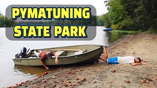 LAND HO!! Rough Waters at Pymatuning State Park, Ohio \ Boating and Camping Adventure!