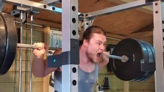 EASY 145 KGS X 12 SQUAT! NEW REP PR!