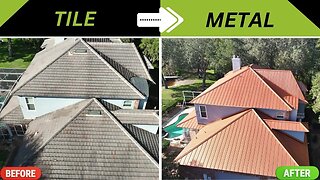 Tile to Metal Roof Transformation