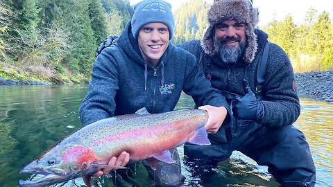 Catches & Cooks His FIRST EVER STEELHEAD!! Ft. @AceVideosOfficial
