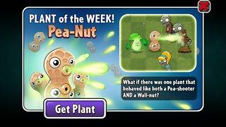 Plants vs Zombies 2 - Epic Quest - Seedium Plant Showcase - Peanut - March 2022