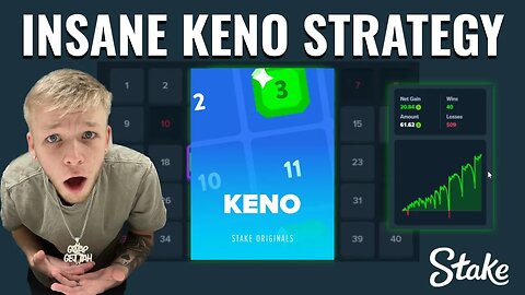 NEW KENO STRATEGY ON STAKE FOR FAST PROFIT!