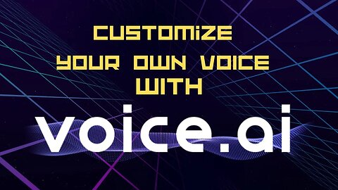 Master the Game Upload and Customize Your Voice with Voice AI