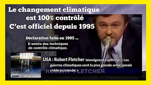 Preuve que le "CHANGEMENT CLIMATIQUE" n'est pas naturel...Il est 100% contrôlé et manipulé ! (Hd 720) Lien au descriptif