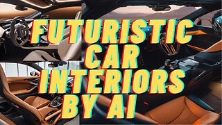 AWESOME FUTURISTIC CAR INTERIORS UPS BY AI #car