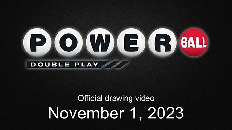 Powerball Double Play drawing for November 1, 2023