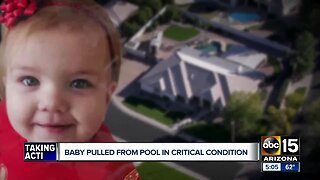 1-year-old critical after near-drowning in Mesa