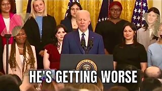 Even the Women Standing BEHIND JOE Can’t Believe what they’re Hearing…