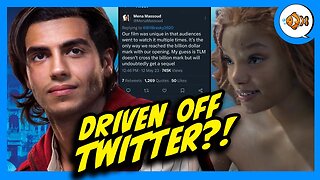 Aladdin Actor QUITS TWITTER After Little Mermaid Stans Attack!