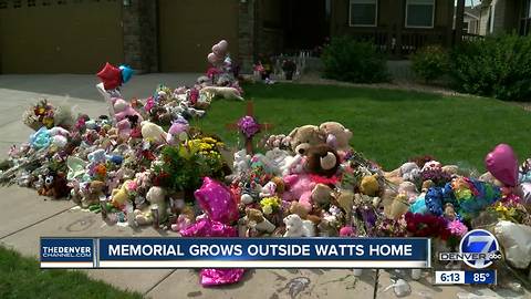 Memorial grows outside Watts family home in Frederick