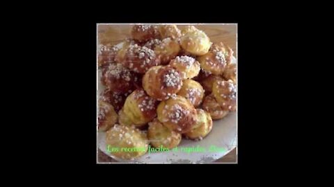 QUICK AND EASY SUGAR PEARL CHOUQUETTES RECIPE