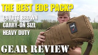 The Best EDC Pack? Coyote Brown Carry-On-Sized Perfection