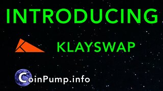 KlaySwap - Decentralized Exchange (DEX) on the Klaytn Network
