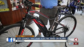 Sanibel City Council discusses electric bikes on island