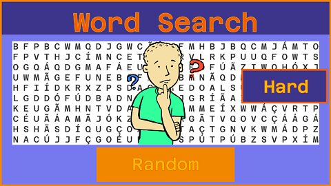 Word Search - Challenge 08/10/2022 - Hard - Random