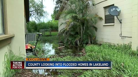 Lakeland neighborhood pleads for help after rain waters flood homes