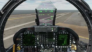 DCS: World F/A-18 Training #8 - Carrier Takeoff
