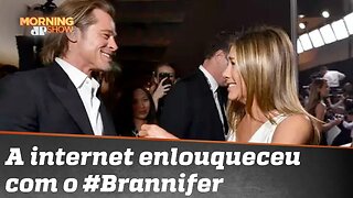 Não estamos sabendo lidar com Brad Pitt e Jennifer Aniston juntos