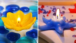 DIY Candle Making Ideas with Artistic Shapes and Designs