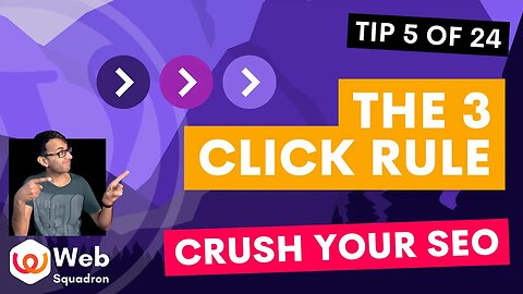 The 3 Click Rule - Optimised Internal Links - SEO Boost Part 5 - Search Engine Optimisation
