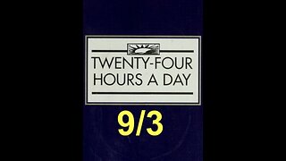 Twenty-Four Hours A Day Book Daily Reading – September 3 - A.A. - Serenity Prayer & Meditation