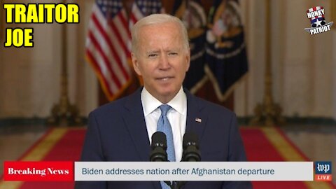 JOE BIDEN FUMBLES SPEECH TODAY, TAKING VICTORY LAP ON AFGHANISTAN. CALLS IT “EXTRAORDINARY SUCCESS”