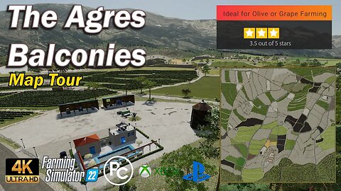 The Agres Balconies | Map Tour | Farming Simulator 22