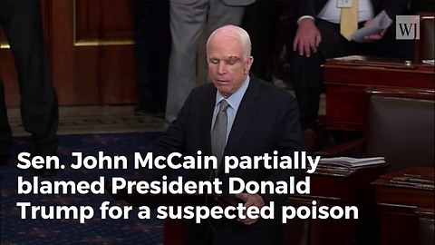 Mccain Blames Trump For Chemical Attack… ‘Prematurely’ Withdrawing Troops Gives Assad Power