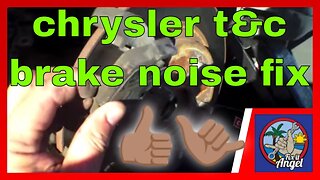 Rear brake rattling noise Chrysler Town and Country Van √ Fix it Angel