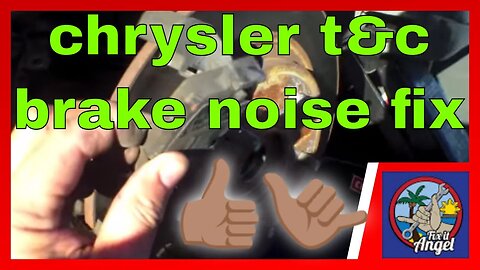 Rear brake rattling noise Chrysler Town and Country Van √ Fix it Angel