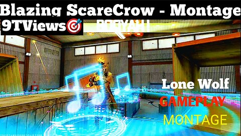 Free Fire New Revenge Blazing ScareCrow Bundle Lone Wolf Montage gameplay video 2024 !