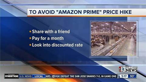 Amazon raising price for Prime membership