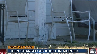 Teen charged with murder