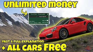 WORKING MOD MENU + INFO on Unlimited CR + All Cars for Free - Forza Horizon 5