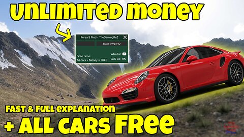 WORKING MOD MENU + INFO on Unlimited CR + All Cars for Free - Forza Horizon 5