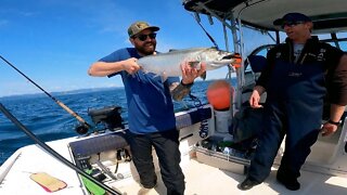Salmon Fishing Off The Coast of Victoria