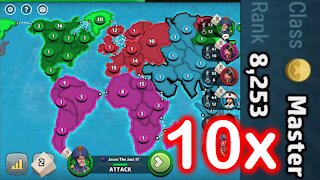 Risk Global Domination Time Lapse! 2x Wins! 23 March 2021