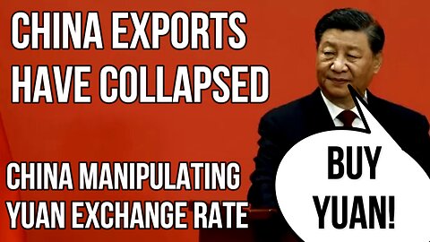 CHINA Exports Crash, Yuan Manipulation, Factory Gate Prices & Industrial Output Falls & Deflation