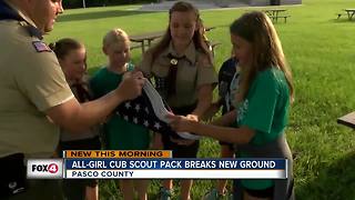 All-girl club scout pack breaks new ground