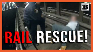 Rail Rescue: NYC Cops Leap into Action to Save Man Having Medical Episode on Rail Tracks