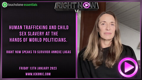 Human trafficking and child sex slavery at the hands of politicians - Anneke Lucas on Right Now
