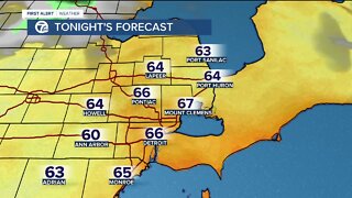 Metro Detroit Forecast: Warmer tomorrow and headed back to the 90s