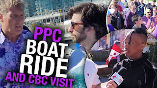 Maxime Bernier's PPC hosts 'Freedom Cruise,' rally outside CBC Toronto