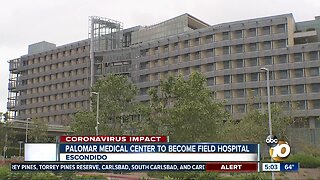 Palomar Medical Center to become Field Medical Station
