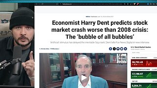 MAJOR Market Crash is COMING, Economist Warns Of 90%+ Market Crash Next Year, FED DESTROYING US