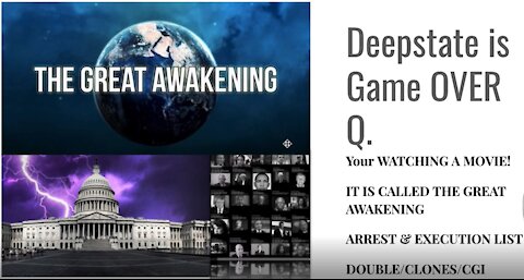 We Are Watching A Movie - Trump & QANON White Hats In Total Control